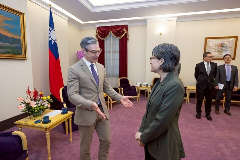 副總統接見美國「國家民主基金會」（NED）訪問團