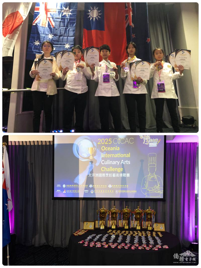 (上圖)來自臺灣的兒童選手滿載而歸；(下圖)挑戰賽獎項共有金牌、銀、銅牌，及最高榮譽單場最高分特金獎