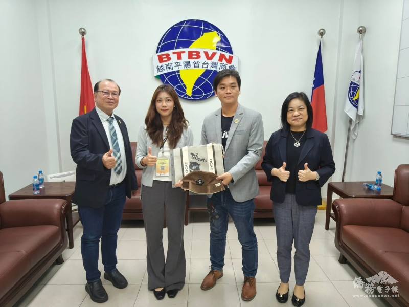 越南臺灣商會聯合總會長袁濟凡接待，展現對青年國際視野培養的高度重視