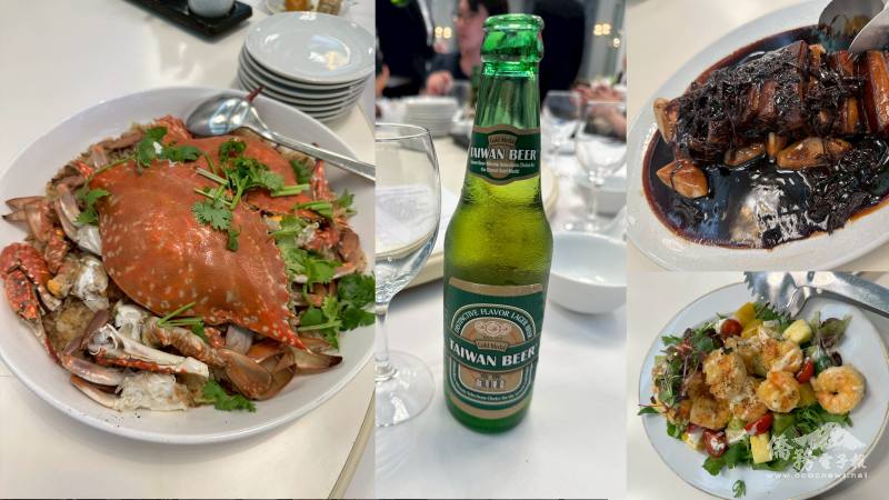 現場烹飪提供的臺灣美食