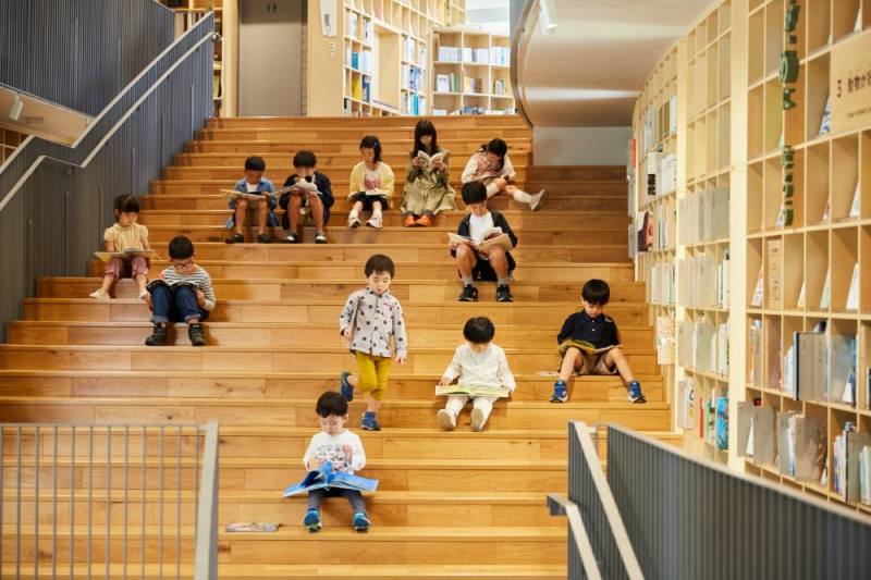 「臺灣繪本、佮意啦」展覽於1日在建築師安藤忠雄設計、捐贈給大阪市的「童書之森 中之島」率先登場，引領讀者深入體驗臺灣豐富且獨特的文化底蘊。©いとう写真