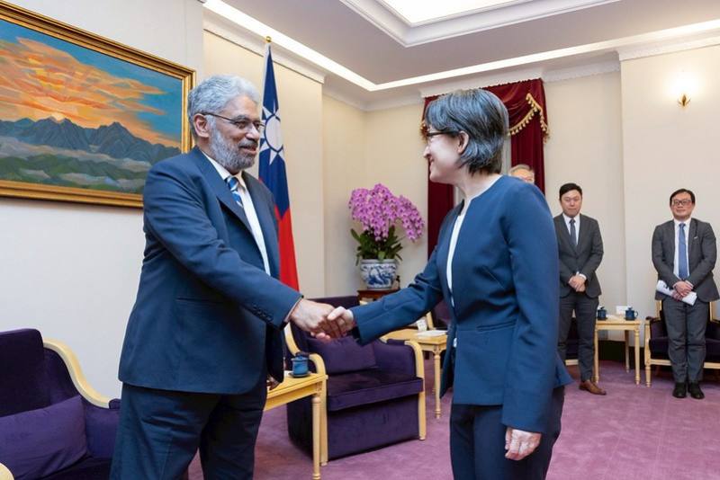 副總統接見「台美印三方對話訪問團」