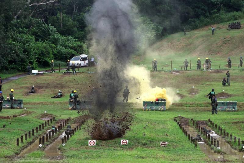 「114年三軍九校院聯合入伍訓練」31日實施震撼教育課程。（青年日報提供）