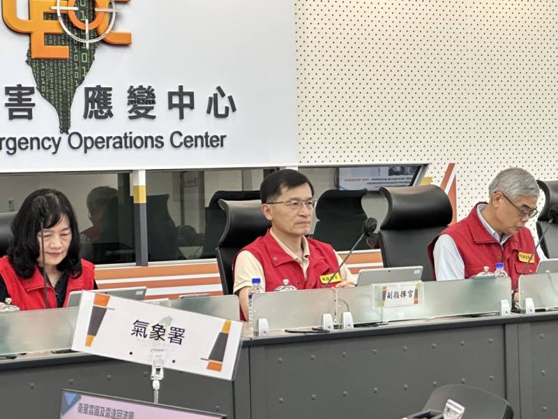 中央災害應變中心召開第十九次工作會報，關注收容安置情形