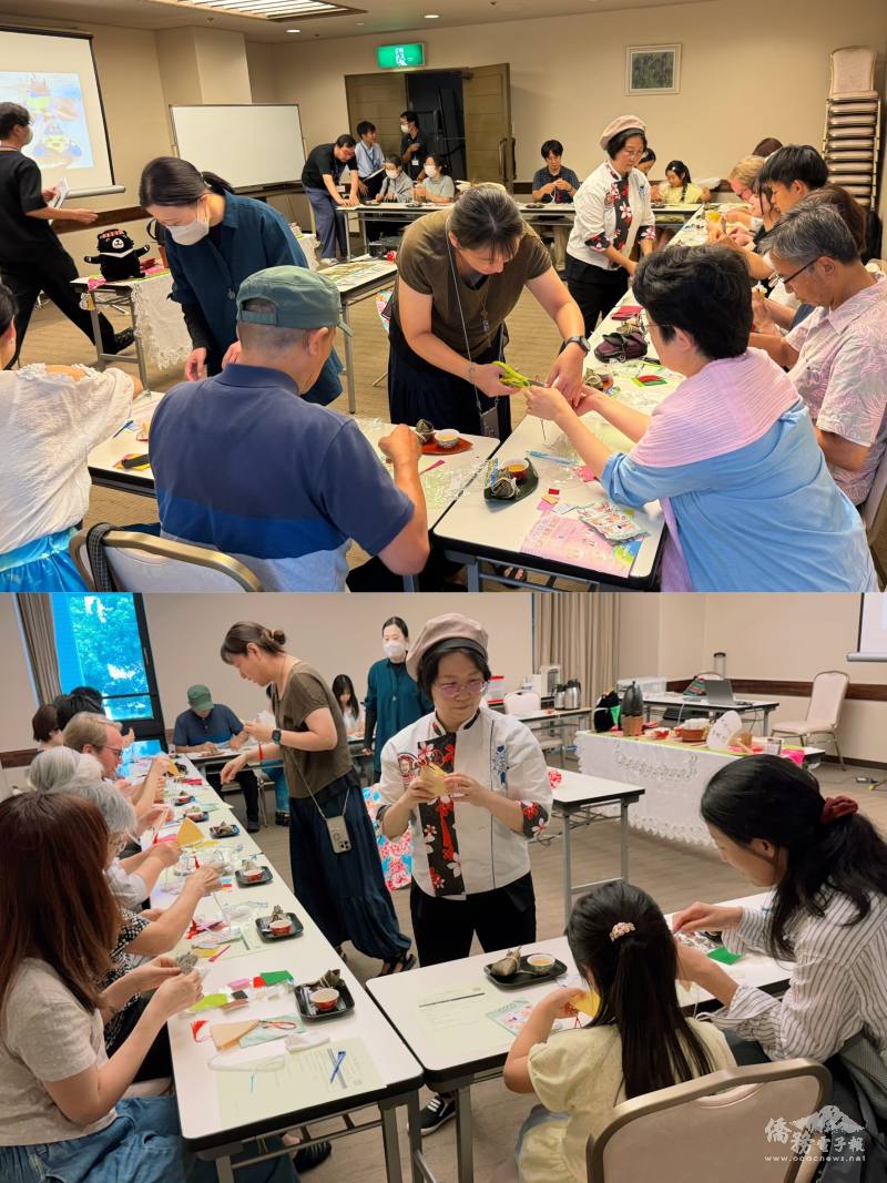 陳洳豔帶著台灣華語教室學生一起參與活動