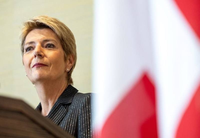 瑞士財政部長兼聯邦總統凱勒蘇特。（路透社）