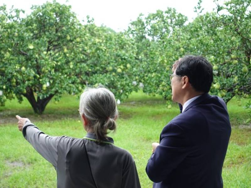 鄭部長關懷臺南麻豆受災馨生個案阿貴家屬