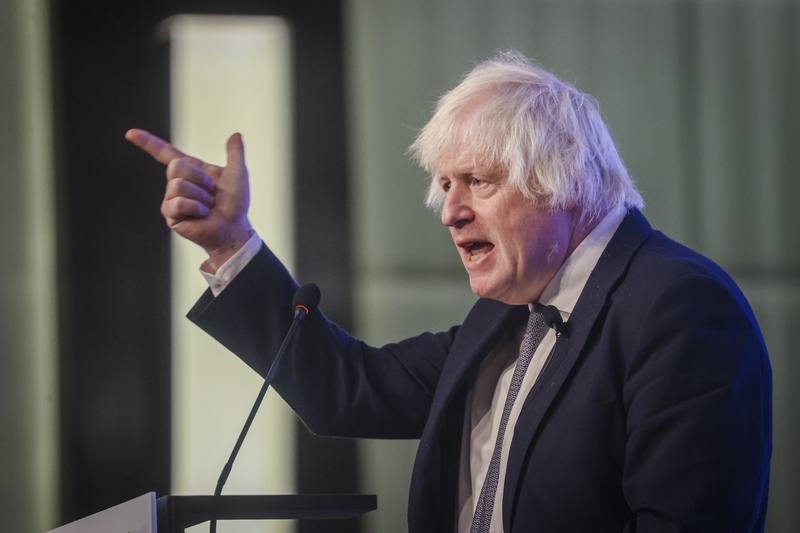 Former British Prime Minister Boris Johnson. CNA photo Aug. 5, 2025