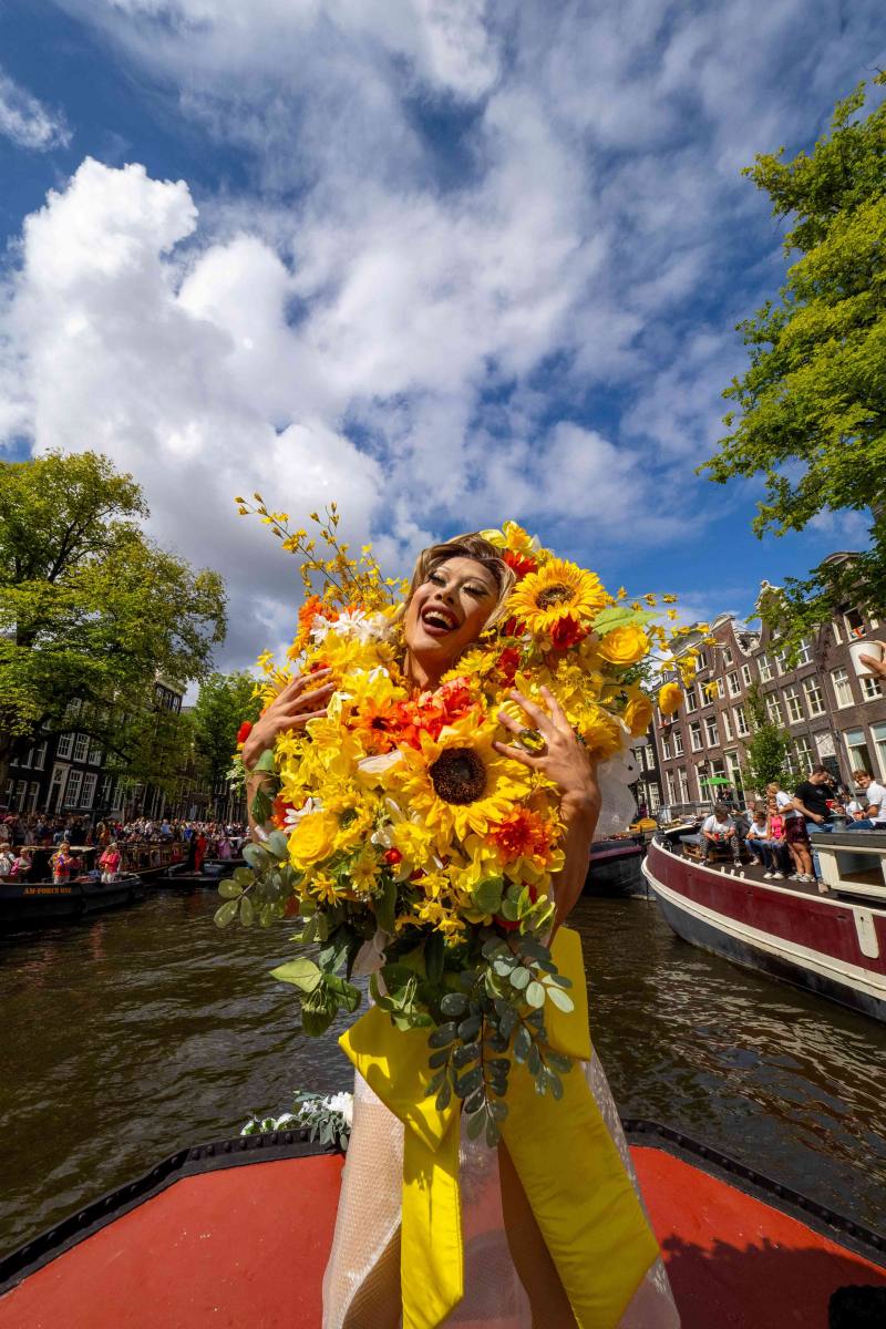 妮妃雅以婚禮捧花造型驚豔全場（@Tao.Co_studio提供）