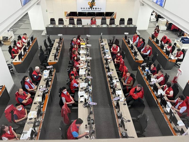 0728豪雨中央災害應變中心第二十四次工作會報暨情資研判會議會議