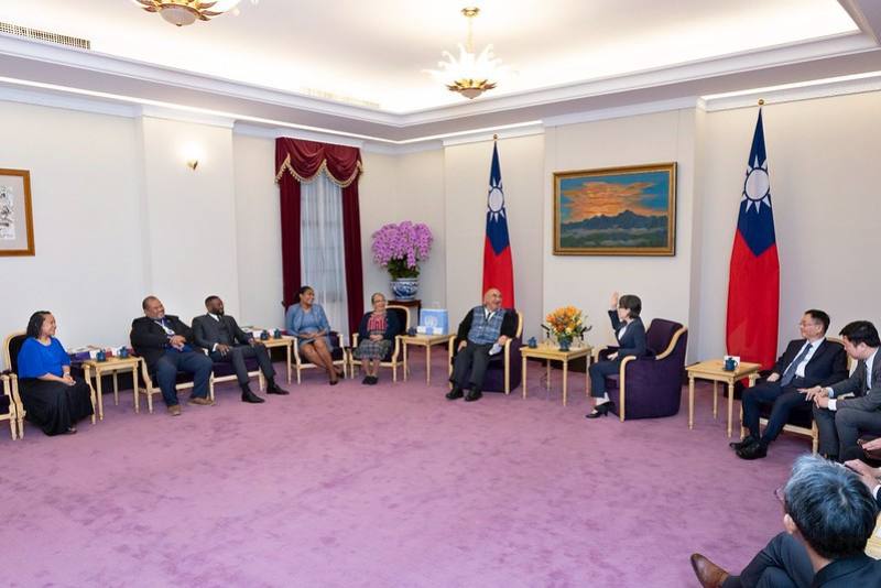 蕭美琴副總統5日下午接見友邦駐日內瓦聯合國暨其他國際組織常任代表團