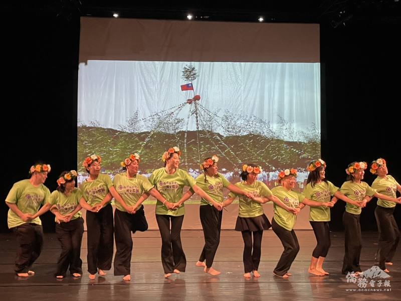 民俗舞蹈組學員分享原住民族元素舞蹈《花環盾牌舞》展現臺灣的力與美