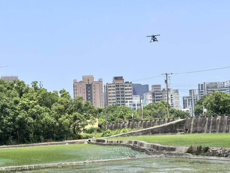 因應紅火蟻對生態與農作物的影響，新竹縣竹北市公所透過無人機精準施藥，以科技防治模式，提升效率