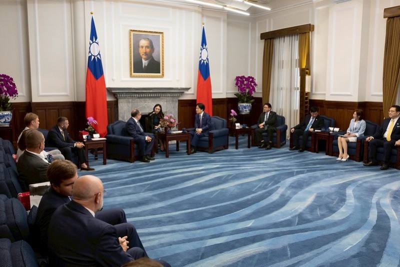 President Lai meets with a cross-party delegation from the Verkhovna Rada of Ukraine.