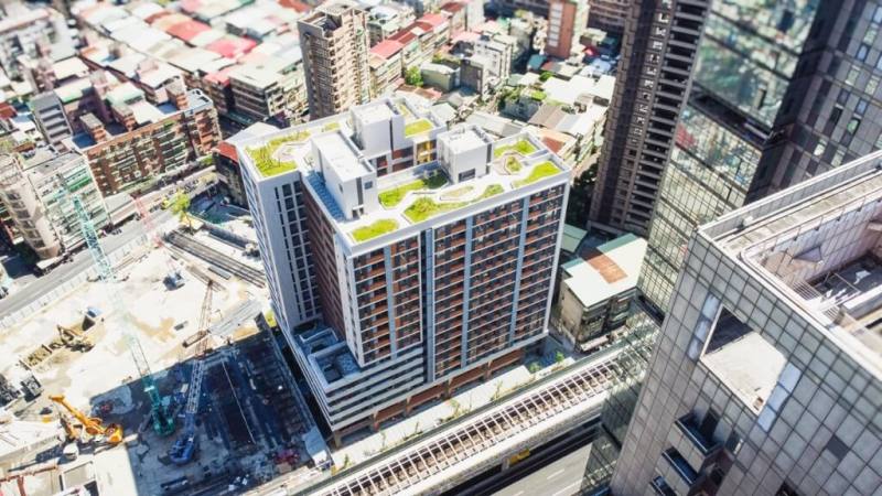 圖為保二安居社會住宅外觀空拍。（圖取自安居好室網頁www.socialhousing.tw）