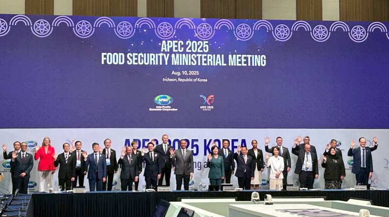 2025 APEC 第10屆糧食安全部長會議會員經濟體共同宣布部長宣言，透過AI農業升級，以達成2030糧食安全目標