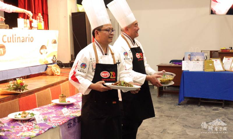 潘岱儒、詹志強現場廚藝教學