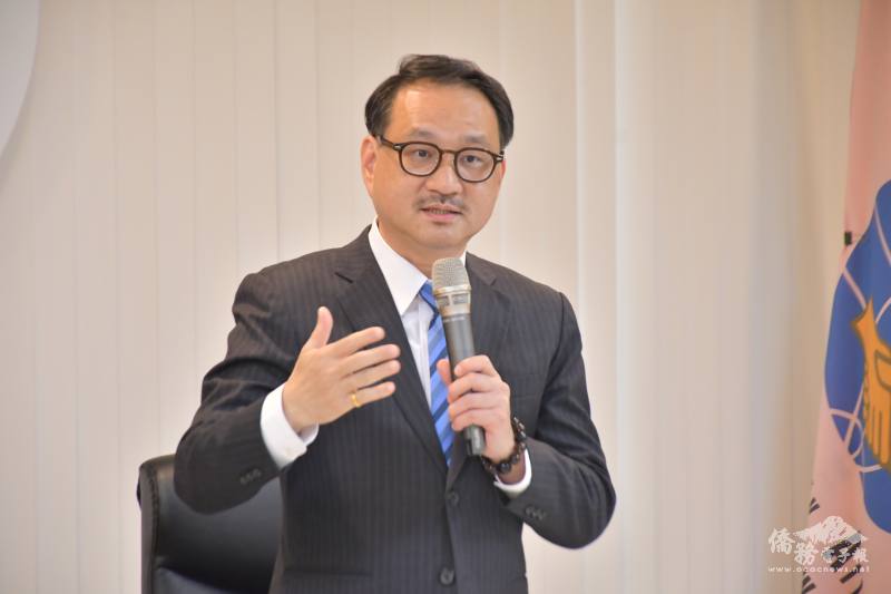 僑委會副委員長阮昭雄致詞