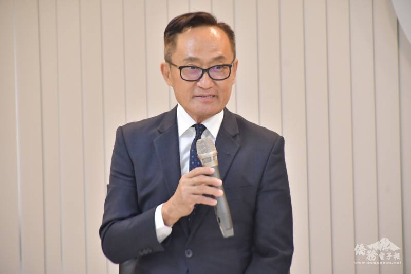 中華民國緬甸歸僑協會理事長楊海潮致詞