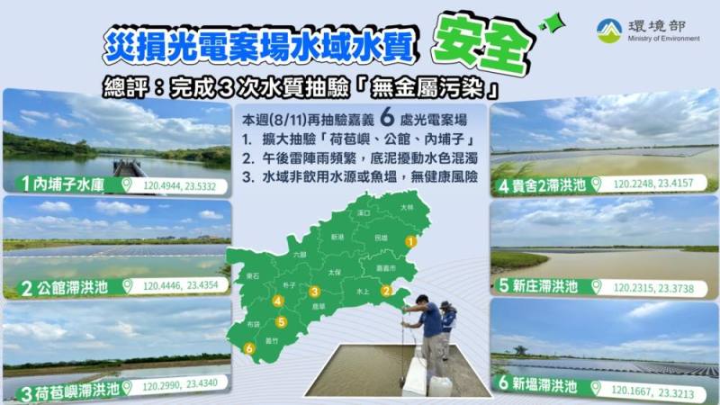 環境部迄今已和嘉義環保局完成第3次檢驗