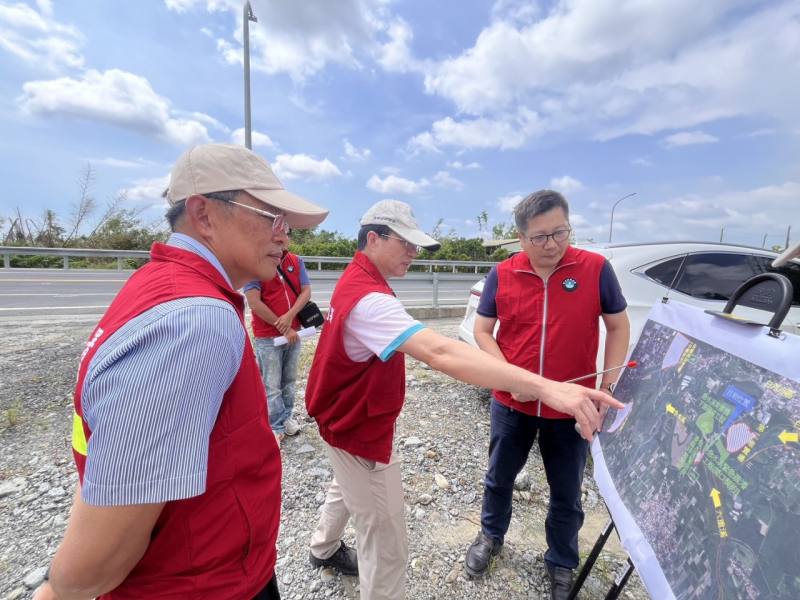 視察急水溪緊急疏濬工程