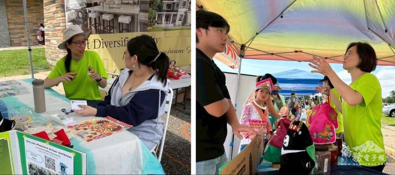 現場提供秋季班課程與報名資訊，學員秀儀分享學習收穫與感想