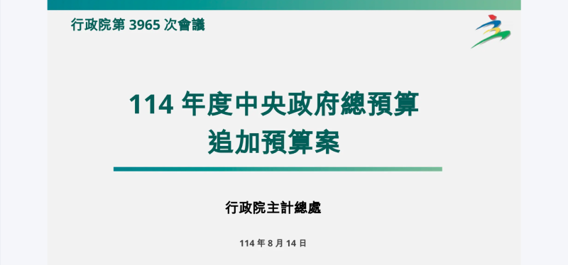 114年度中央政府總預算追加預算案