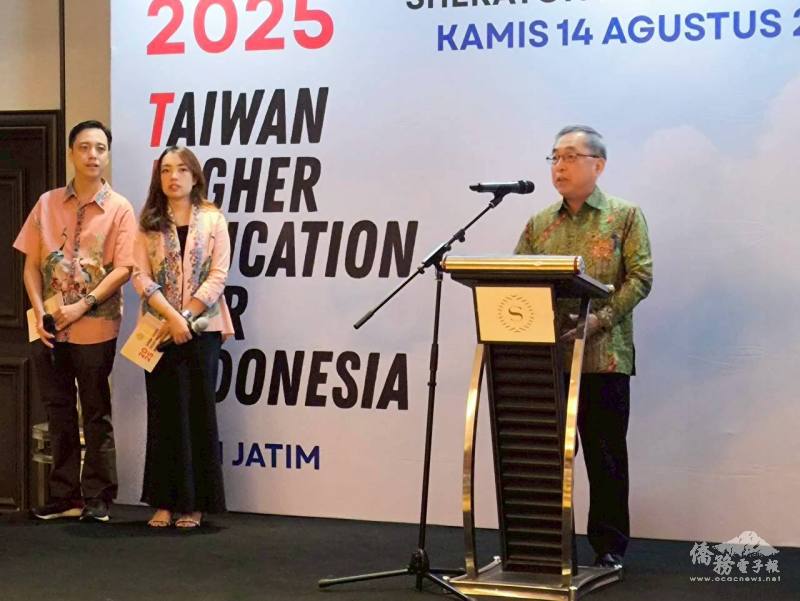 駐泗水辦事處處長邱陳煜開幕致詞