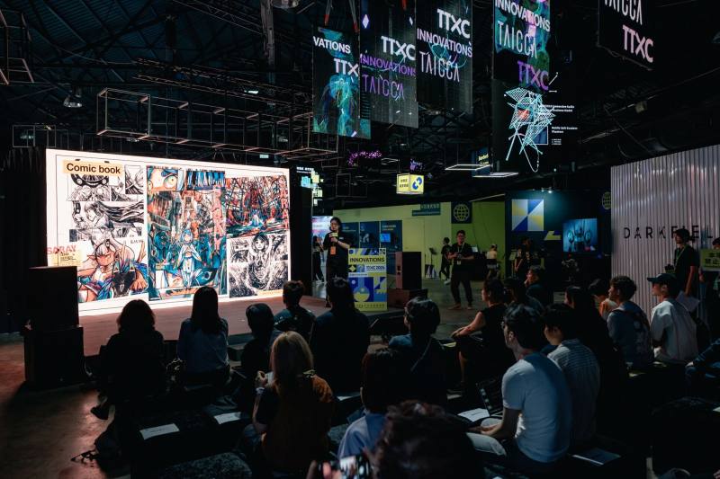 2025 TTXC同步聯動文化內容策進院策劃的「INNOVATIONS」台灣文化科技展演（文化內容策進院提供）