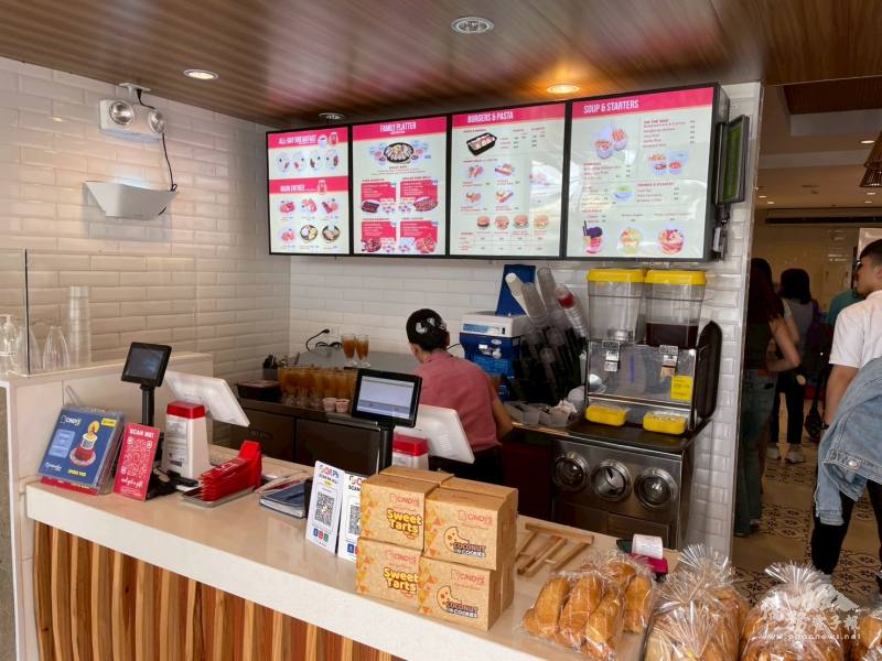 Cindys Bakery 店內環境，呈現在地品牌的營運面貌