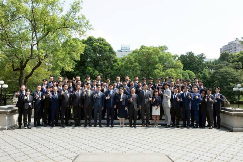副總統與日本自民黨青年局海外研修團合影
