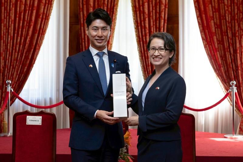 蕭美琴副總統18日上午接見日本自民黨青年局海外研修團