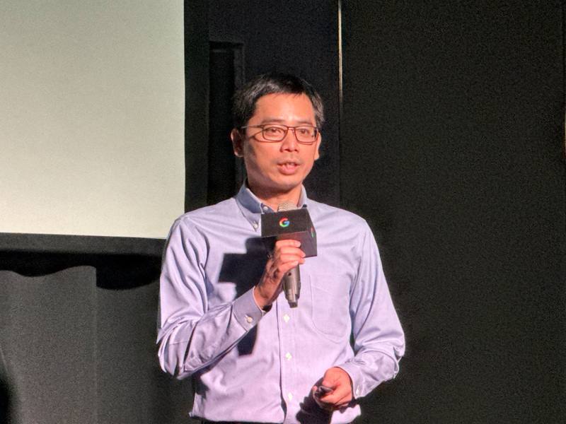 Google 21日舉辦Pixel 10系列新機在台上市發表會，Google硬體副總裁彭昱鈞（圖）表示，Google台灣工程團隊已經達到數千人，持續在台招募各種人才。