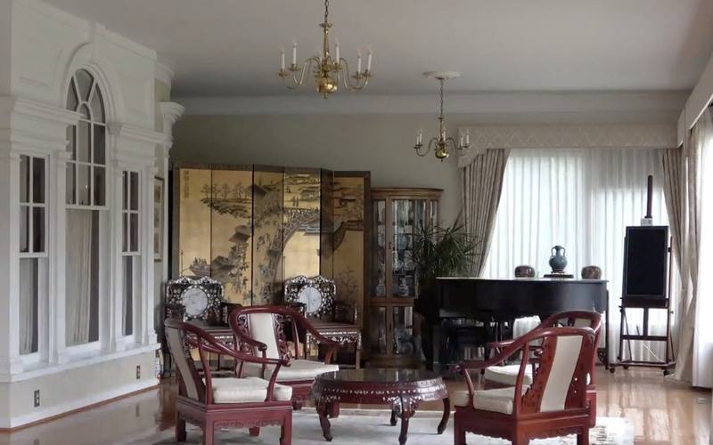 雙橡園大宴會廳陳列典雅，空間風格融合中西元素。圖攝於8月19日。