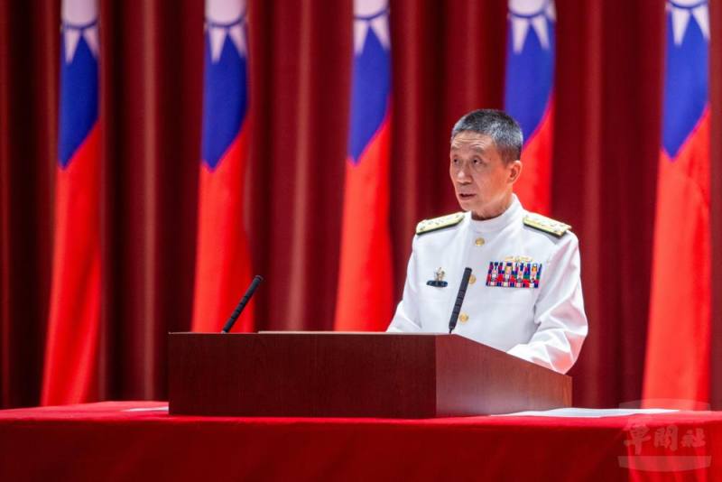 劉校長主持畢業典禮。（軍聞社記者王進福攝）