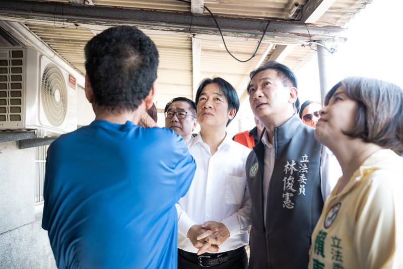 總統關心災區復原及房舍修繕情形