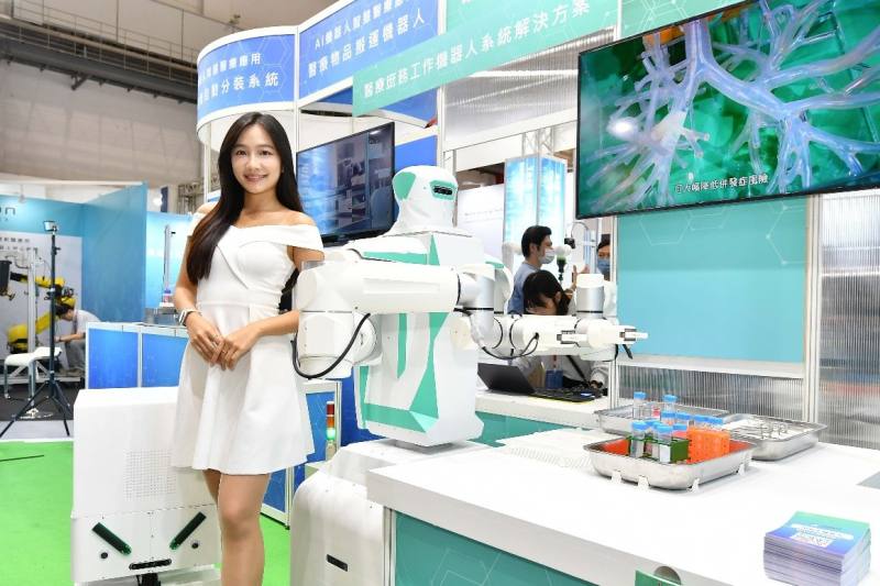 ITRI's smart logistics and instrument-handling robots ease 20% of routine tasks, reducing healthcare staff workload.