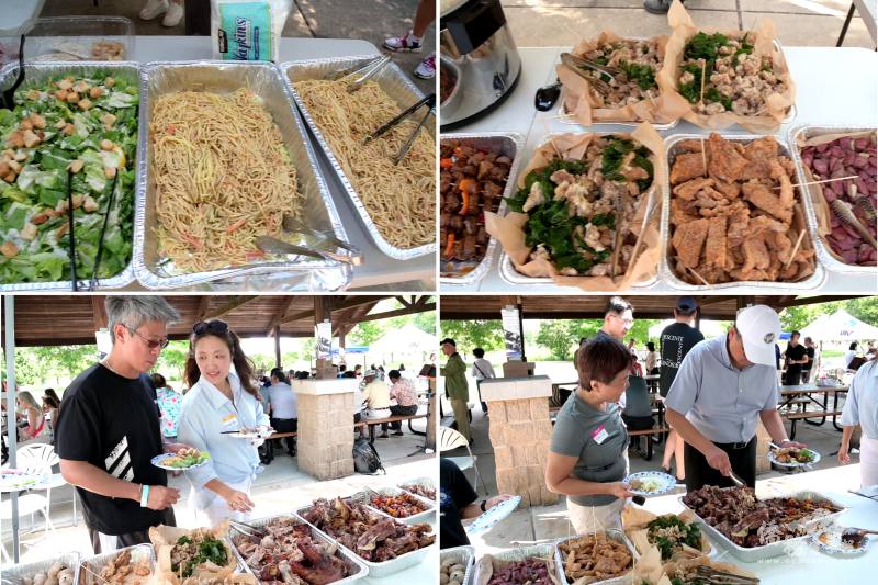 來賓享受各式美味佳餚