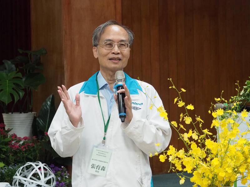 臺灣大學園藝暨景觀學系張育森教授說明本次論壇六大主題