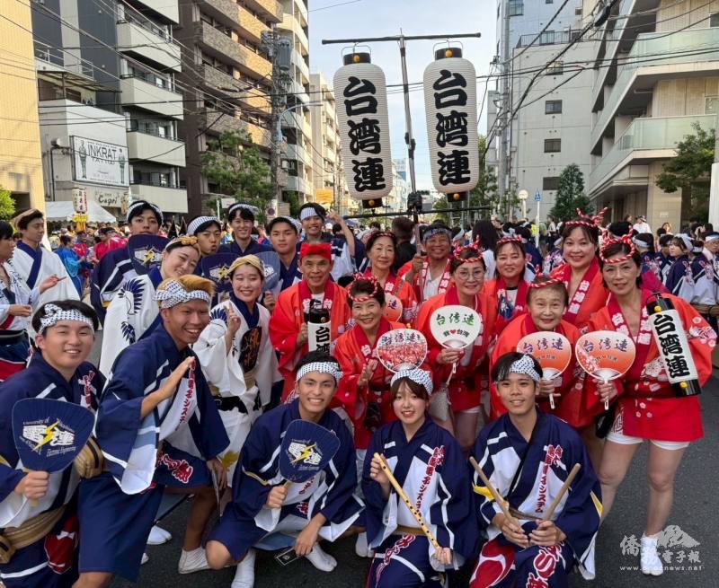 台灣連與關東．德島學生合同連合照