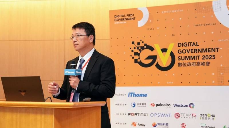 2025數位政府高峰會27日在台北登場，中華電信研究院資通安全研究所計畫主持人孫漢傑（圖）分享從資安威脅中突圍的「零信任」策略