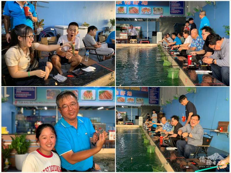 釣蝦比賽趣味畫面