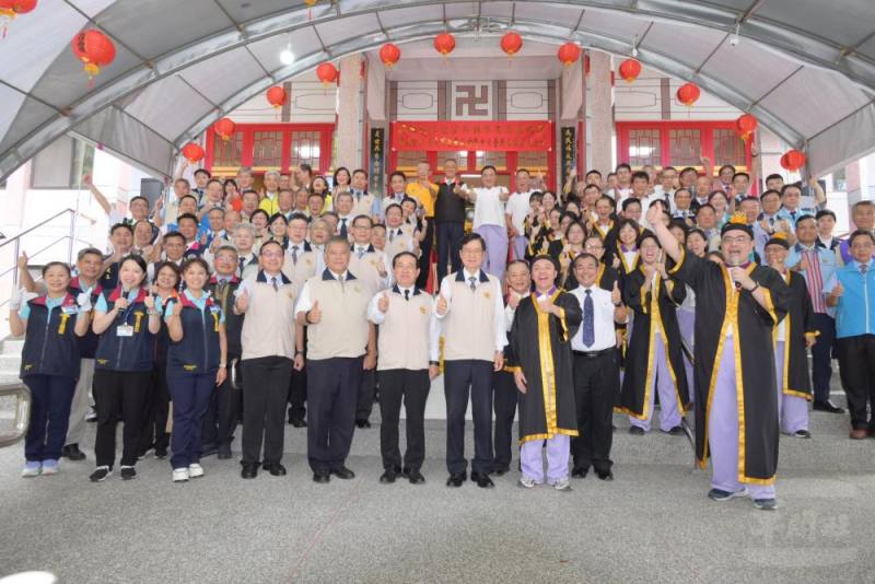 輔導會舉辦『中元普慶盂蘭盆大法會』，場面莊嚴隆重