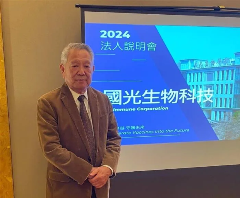 圖為國光生技董事長詹啟賢