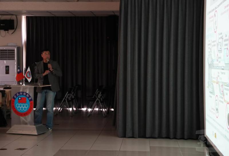 縣府邀請國立中央大學災害防治中心林岡緯講師實施專題報告