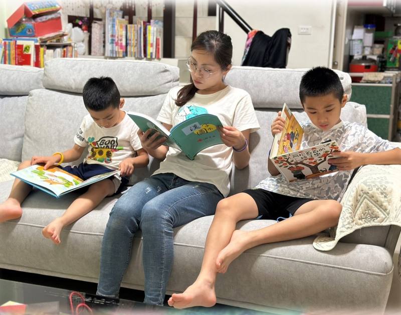 苗栗縣六合國小家長分享家庭MSSR實施照片