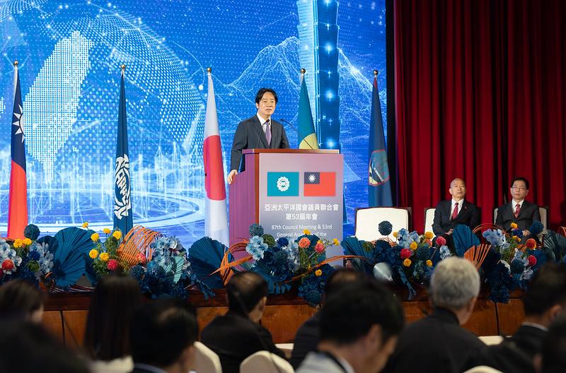 President Lai Ching-te attends the opening ceremony of the 53rd General Assembly of the Asian-Pacific Parliamentarians' Union.