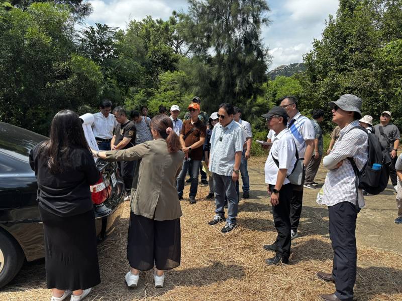原民會曾智勇主委會勘原住民族聚會所預定地