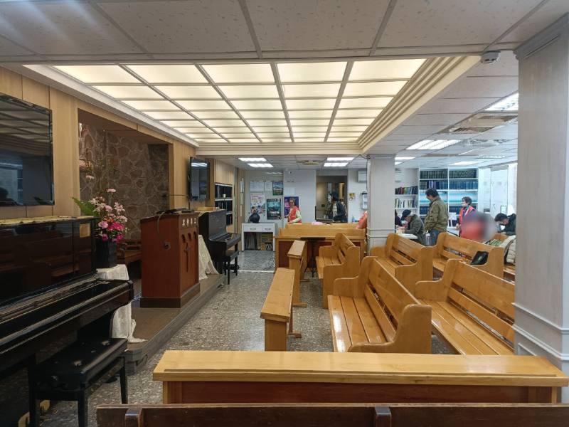 義光教會1樓禮拜堂全景(人權館攝)