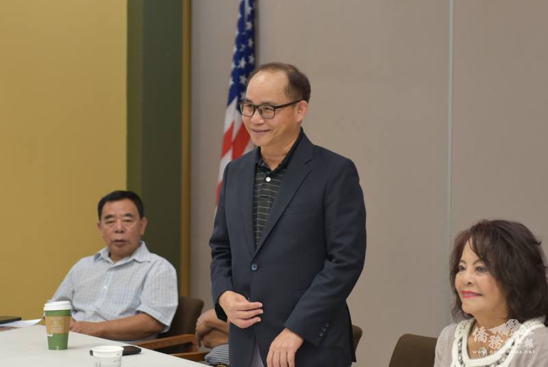 駐芝加哥辦事處組長張正育致詞